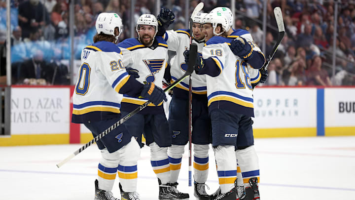 St Louis Blues v Colorado Avalanche - Game One