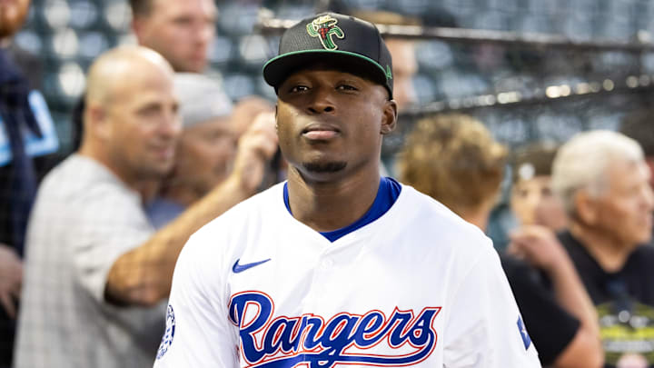 Texas Rangers pitcher Emiliano Teodo.