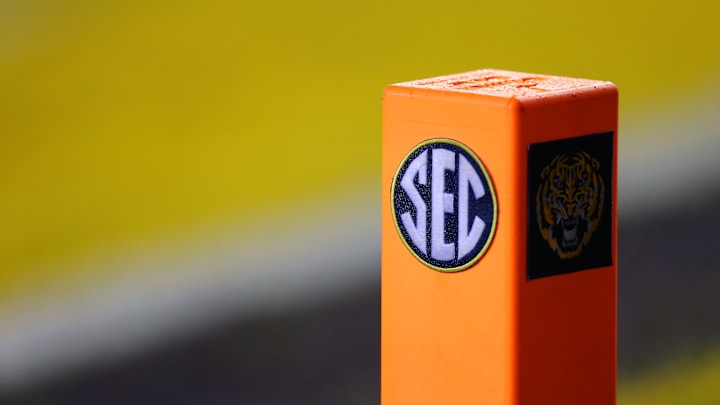 The SEC would swap out Texas, Texas A&M, Arkansas, Oklahoma, and Mizzou for FSU, Clemson, UNC, NC State, and GA Tech in one realignment scenario