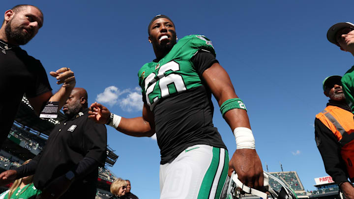 Philadelphia Eagles running back Saquon Barkley