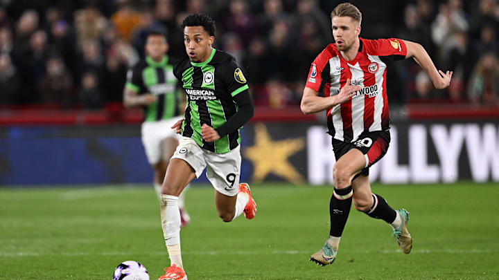 Brighton x Brentford se enfrentam pela Premier League 2024/25