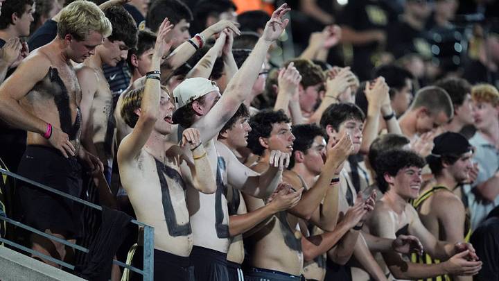Sep 18, 2026; Winston-Salem, North Carolina, USA; Wake Forest Demon Deacons students cheer on their team against the Miami (FL) Hurricanes during the first half at Allegacy Federal Credit Union Stadium. Mandatory Credit: Jim Dedmon-Imagn Images Sep 18, 2026; Winston-Salem, North Carolina, USA; Wake Forest Demon Deacons students cheer on their team against the Miami (FL) Hurricanes during the first half at Allegacy Federal Credit Union Stadium. Mandatory Credit: Jim Dedmon-Imagn Images
