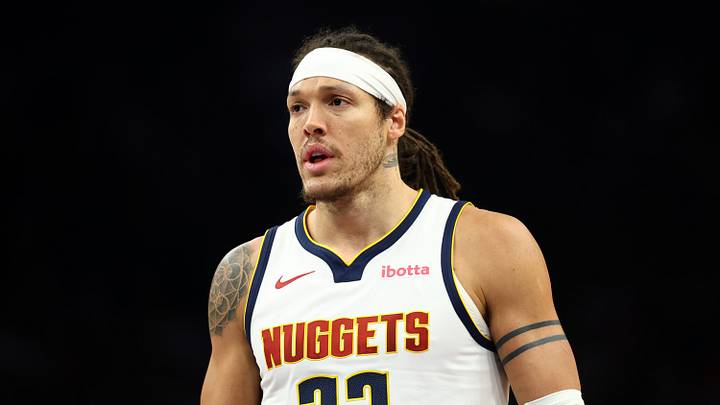 Mar 24, 2026; Phoenix, Arizona, USA; Denver Nuggets forward Aaron Gordon (32) against the Phoenix Suns at Mortgage Matchup Center. Mandatory Credit: Mark J. Rebilas-Imagn Images Mar 24, 2026; Phoenix, Arizona, USA; Denver Nuggets forward Aaron Gordon (32) against the Phoenix Suns at Mortgage Matchup Center. Mandatory Credit: Mark J. Rebilas-Imagn Images