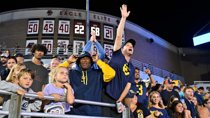 Cal fans at Boston College