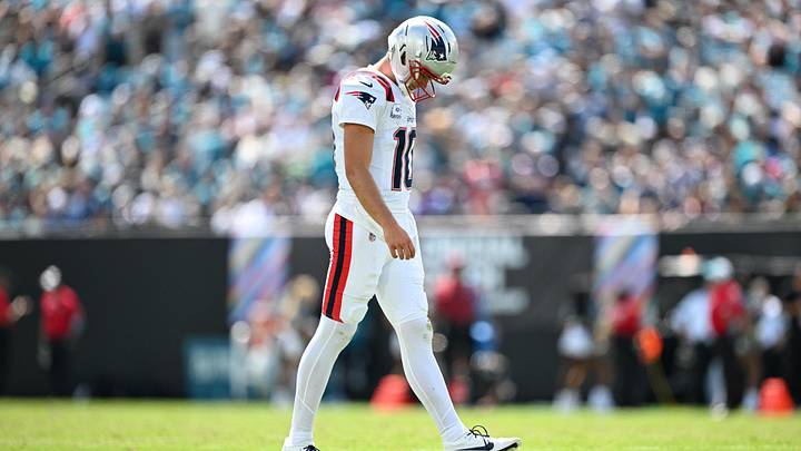 Drake Maye leads the NFL with seven turnovers. Drake Maye leads the NFL with seven turnovers.