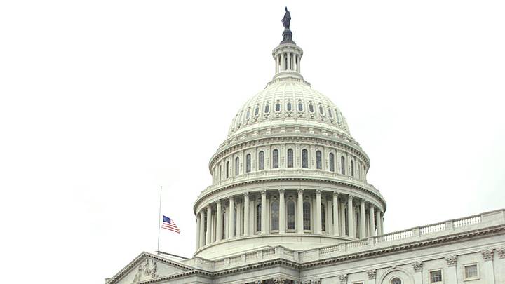 Sept. 20, 2001; Washington, DC, USA; Capitol Police gather Thursday evening, September 20, 2001 in front of the US Capitol building prior to United States President George W. Bush speaking a joint session of Congress. Mandatory Credit: H. Darr Beiser/USA TODAY NETWORK