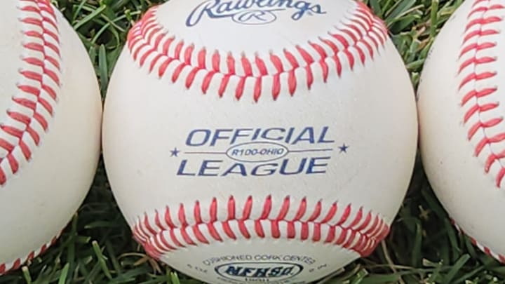 Rawlings NFHS baseball on field Rawlings NFHS baseball on field