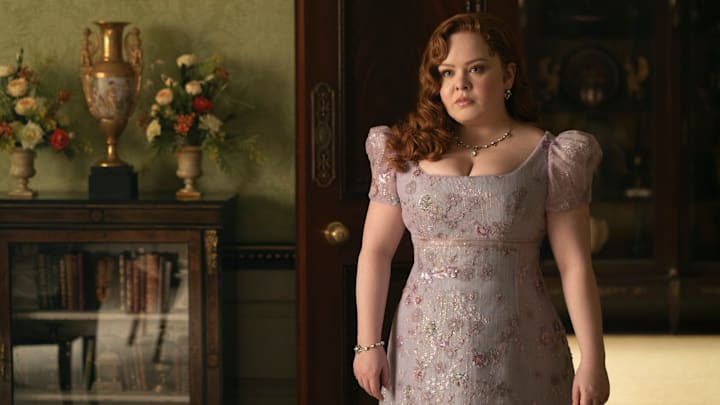 Bridgerton. Nicola Coughlan as Penelope Featherington in episode 308 of Bridgerton. Cr. Liam Daniel/Netflix © 2024