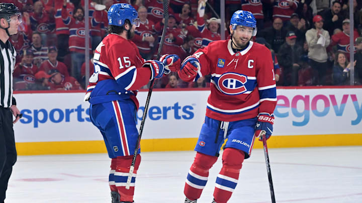 The Canadiens are home favorites against the Sabres.
