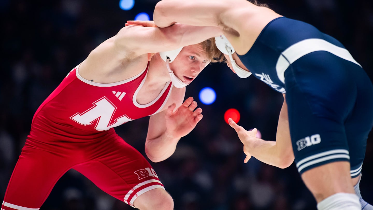 No. 6 Nebraska Wrestling Wins Three Bouts but Falls 26–12 to Penn State