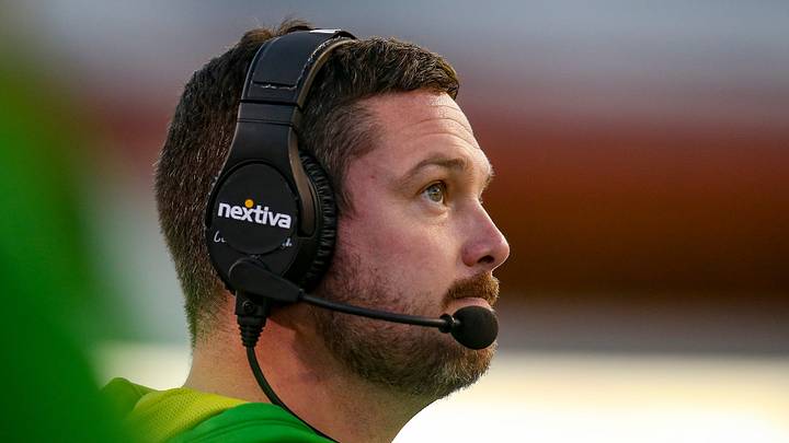 Oregon head coach Dan Lanning watches the clock expire as the No. 9 Oregon Ducks fell to the No. 21 Oregon State Beavers at Reser Stadium in Corvallis, Ore. Saturday, Nov. 26, 2022.
Ncaa Football Uo Vs Osu Rivalry Game University Of Oregon At Oregon State Oregon head coach Dan Lanning watches the clock expire as the No. 9 Oregon Ducks fell to the No. 21 Oregon State Beavers at Reser Stadium in Corvallis, Ore. Saturday, Nov. 26, 2022.
Ncaa Football Uo Vs Osu Rivalry Game University Of Oregon At Oregon State