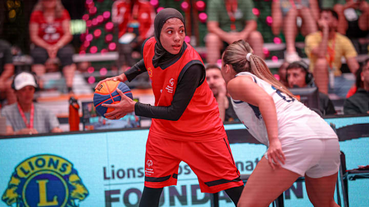 Aya El-Kalali of Team Morocco.