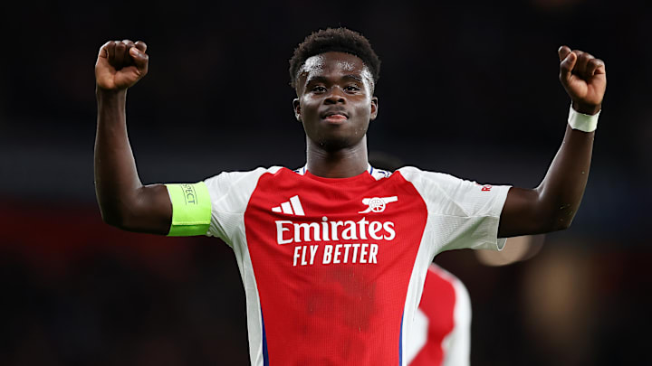 Bukayo Saka scored on Wednesday night