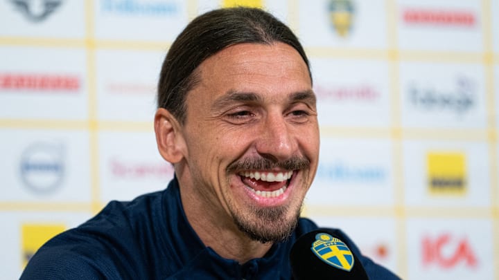Zlatan Ibrahimovic en conférence de presse