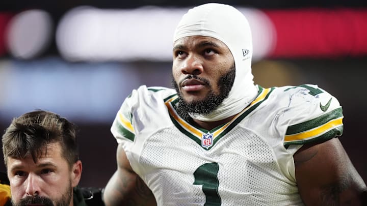 Green Bay Packers defensive end Micah Parsons (1) Green Bay Packers defensive end Micah Parsons (1)