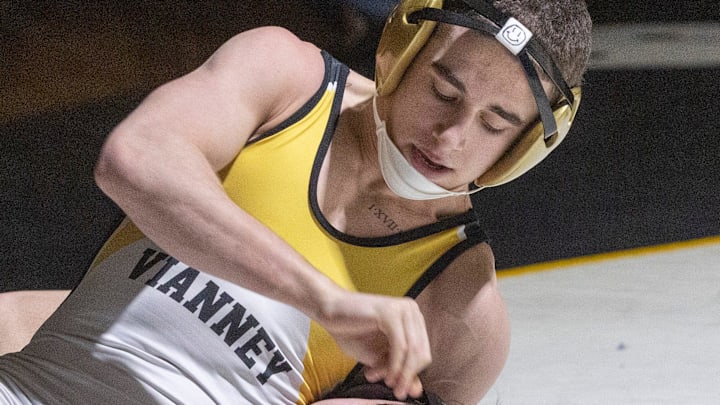 St. John Vianney's Anthony Knox, our top-ranked wrestler in the 126-pound weight class, will look to win his second straight Super 32 title.