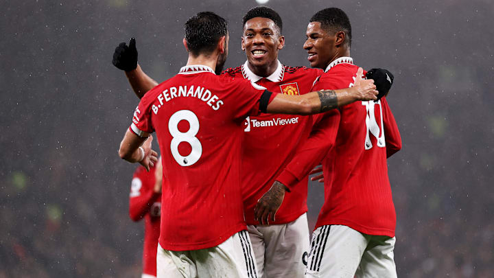Anthony Martial y Marcus Rashford