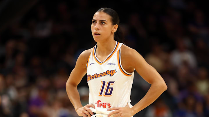 Phoenix Mercury guard Megan McConnell (16)