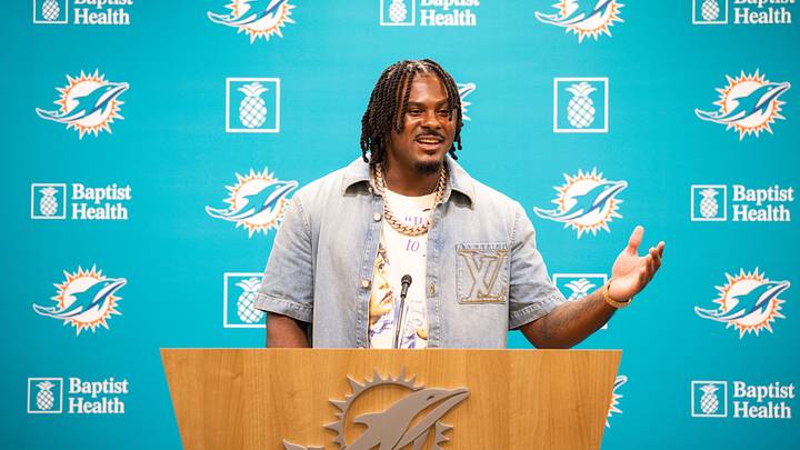 Miami Dolphins QB Malik Willis during his introductory press conference Miami Dolphins QB Malik Willis during his introductory press conference