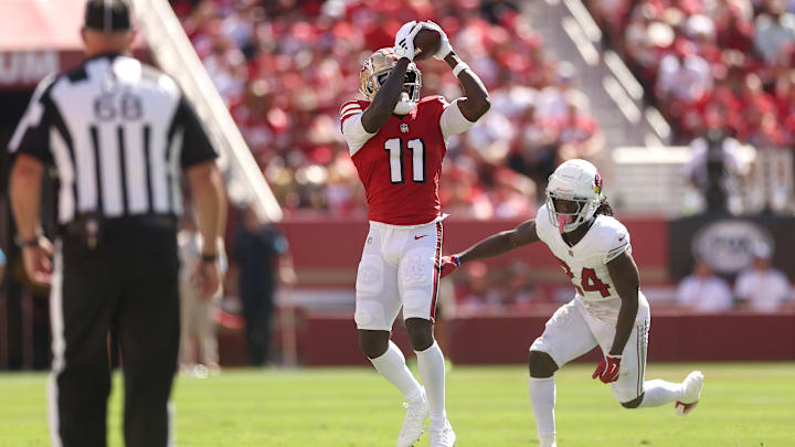 San Francisco 49ers wide receiver Brandon Aiyuk (11)