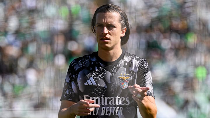 Álvaro Carreras foi um dos principais destaques do Benfica no Campeonato Português