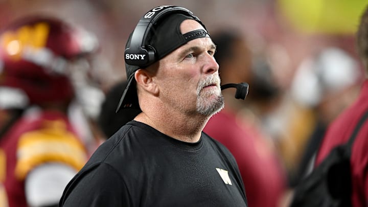 Washington Commanders head coach Dan Quinn Washington Commanders head coach Dan Quinn