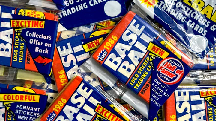 1986 Fleer Baseball Wax Packs 1986 Fleer Baseball Wax Packs
