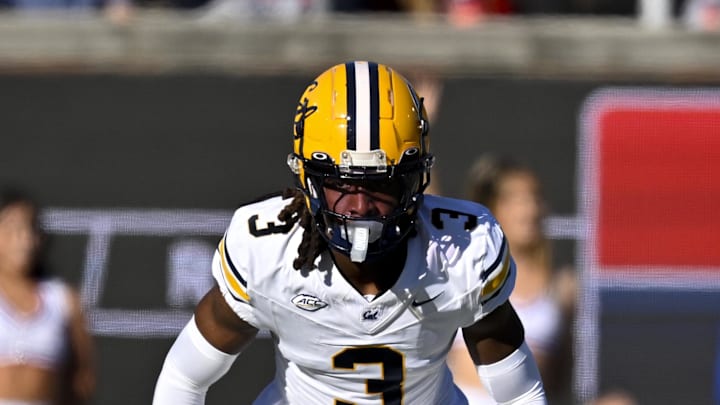 Nov 30, 2024; Dallas, Texas, USA; California Golden Bears defensive back Nohl Williams (3) in action during the game between the SMU Mustangs and the California Golden Bears at Gerald J. Ford Stadium. Mandatory Credit: Jerome Miron-Imagn Images Nov 30, 2024; Dallas, Texas, USA; California Golden Bears defensive back Nohl Williams (3) in action during the game between the SMU Mustangs and the California Golden Bears at Gerald J. Ford Stadium. Mandatory Credit: Jerome Miron-Imagn Images