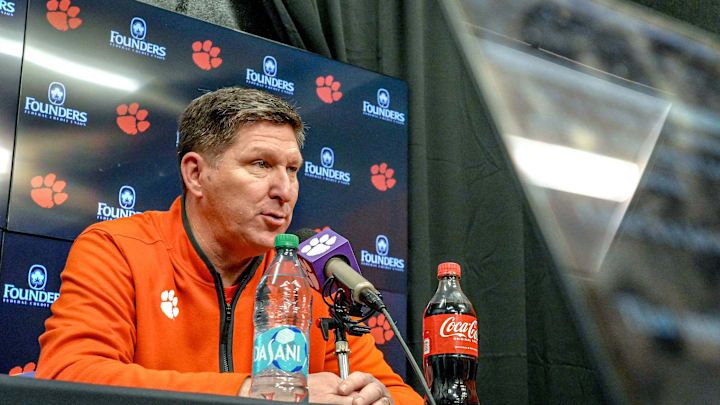 Clemson head coach Brad Brownell will have critical needs to fill through the transfer portal this offseason. 