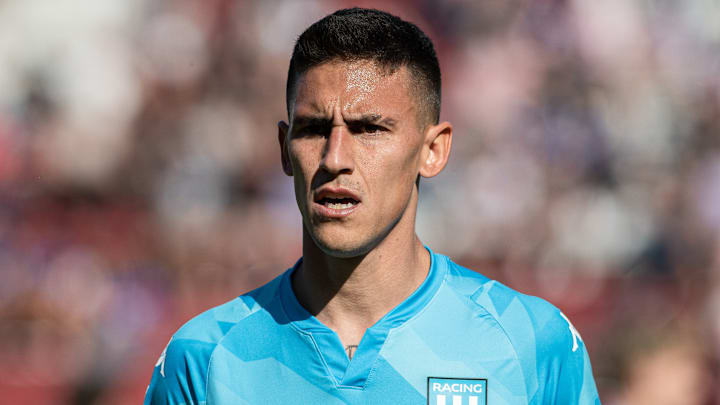 Matías Rojas of Racing Club looks on during the Trofeo De...