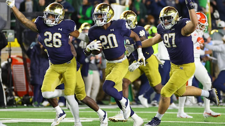 Notre Dame Fighting Irish CB Benjamin Morrison getting NFL Draft talk already. Maddy Westbeld is coming back for another year. A top recruit shows out.