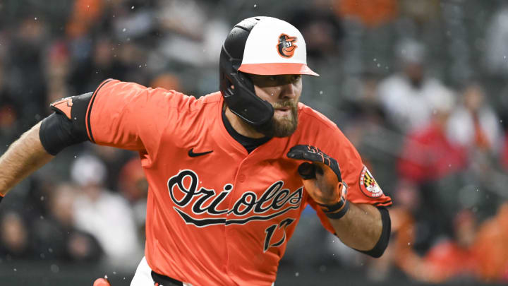 Mar 30, 2024; Baltimore, Maryland, USA; Baltimore Orioles outfielder Colton Cowser (17). Mar 30, 2024; Baltimore, Maryland, USA; Baltimore Orioles outfielder Colton Cowser (17).
