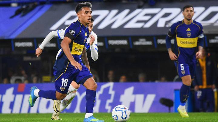Milton Delgado im Einsatz für Boca Juniors