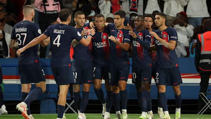Marco Asensio, Ousmane Dembele, Lucas Hernandez, Kylian Mbappe, Achraf Hakimi Marco Asensio, Ousmane Dembele, Lucas Hernandez, Kylian Mbappe, Achraf Hakimi