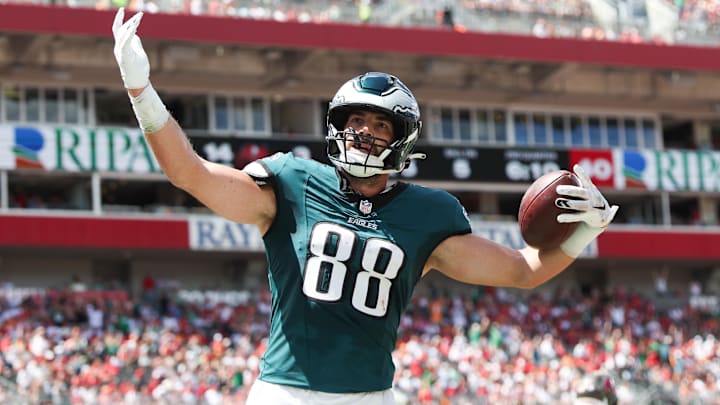 Dallas Goedert has been one of Jalen Hurts' favorite targets this season.