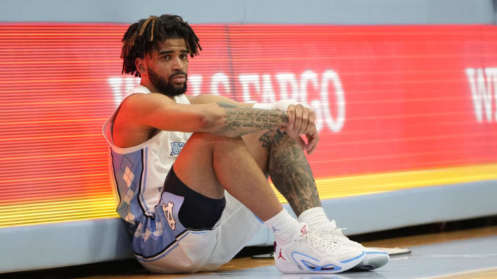 UNC basketball guard RJ Davis UNC basketball guard RJ Davis