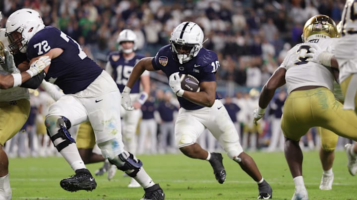 Penn State Nittany Lions running back Nicholas Singleton.