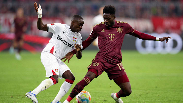 Moussa Diaby und Alphonso Davies gehören zu den schnellsten Spielern der Bundesliga