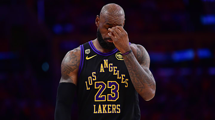Los Angeles Lakers forward LeBron James.