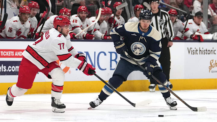 Carolina Hurricanes v Columbus Blue Jackets