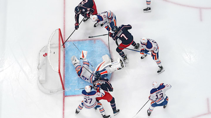 Edmonton Oilers v Columbus Blue Jackets