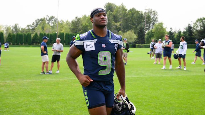 Seattle Seahawks running back Kenneth Walker III. Seattle Seahawks running back Kenneth Walker III.