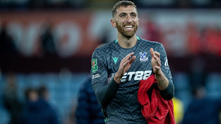 Matt Turner at Aston Villa v Crystal Palace - Carabao Cup Fourth Round