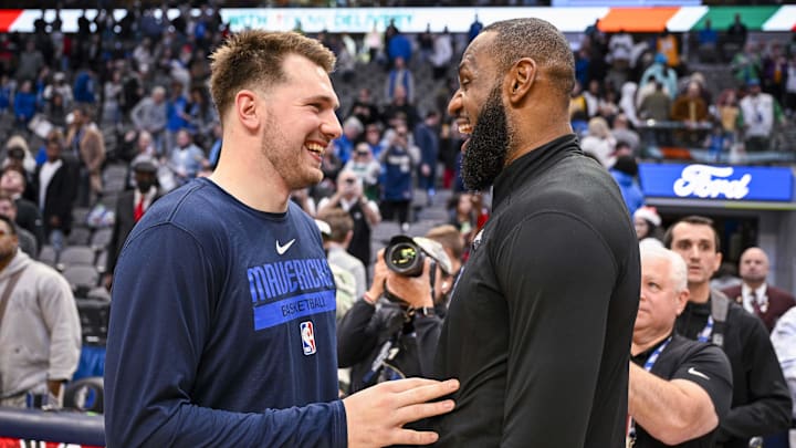 Doncic and James are now teammates with the Lakers.
