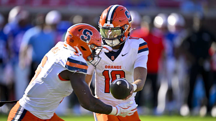 Yasin Willis (left) is Syracuse's leading rusher this season with 429 yards on the ground.