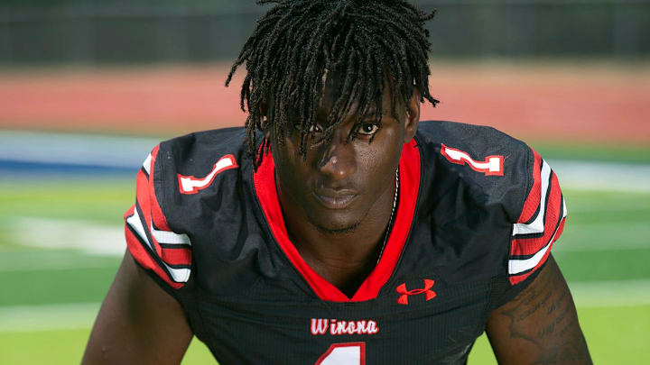 Winona linebacker Tyler Lockhart, photographed in Ridgeland, Miss., Aug. 10, 2024, is a member of the 2024 Clarion Ledger Dandy Dozen.