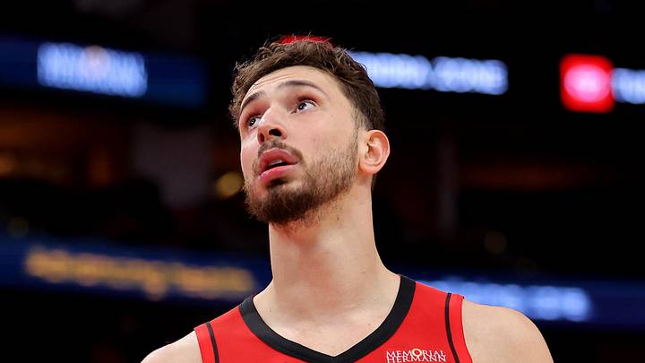 May 1, 2026; Houston, Texas, USA; Houston Rockets center Alperen Sengun (28) reacts after a call against the Los Angeles Lakers during the fourth quarter of game six of the first round of the 2026 NBA Playoffs at Toyota Center. Mandatory Credit: Erik Williams-Imagn Images May 1, 2026; Houston, Texas, USA; Houston Rockets center Alperen Sengun (28) reacts after a call against the Los Angeles Lakers during the fourth quarter of game six of the first round of the 2026 NBA Playoffs at Toyota Center. Mandatory Credit: Erik Williams-Imagn Images