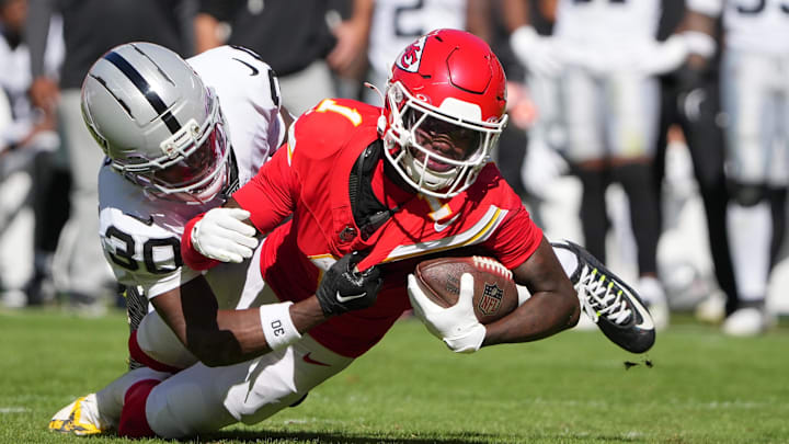 Chiefs are road favorites against the Raiders in NFL Week 18 action. Chiefs are road favorites against the Raiders in NFL Week 18 action.