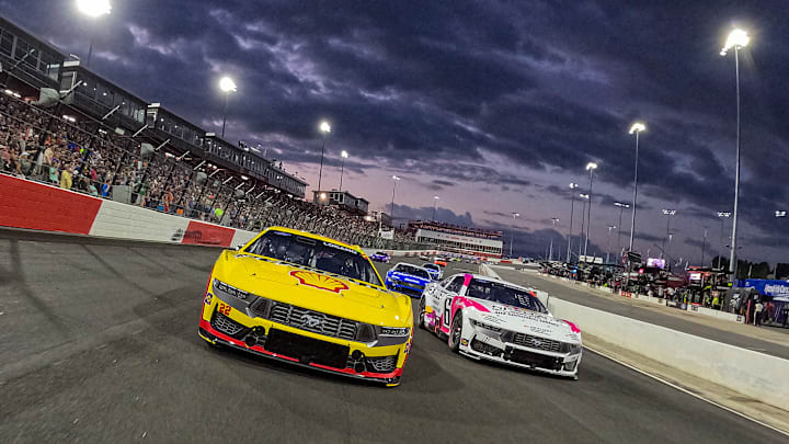 Joey Logano, Brad Keselowski, All-Star Race, North Wilkesboro Speedway, NASCAR