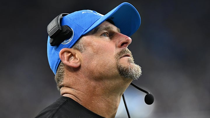 Detroit Lions head coach Dan Campbell. Detroit Lions head coach Dan Campbell.